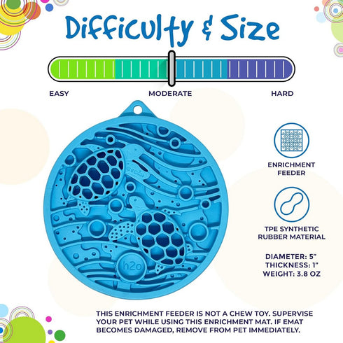 SodaPup Turtle EMat-Mini Lick Mat with Suctions Cups - Poudre Pet & Feed Supply 5