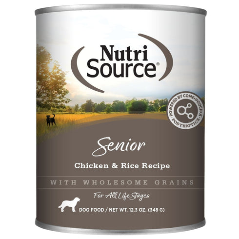 NutriSource Senior Formula Wet Dog Food 12.3oz - Poudre Pet & Feed Supply