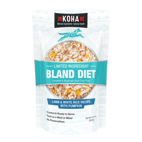 Koha Limited Ingredient Bland Diet Lamb & White Rice Wet Dog Food 12.5oz - Poudre Pet & Feed Supply