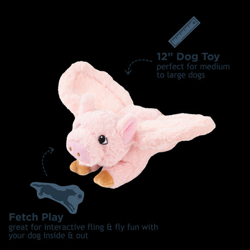 Tall Tails Flying Pig Dog Toy 12" - Poudre Pet & Feed Supply 5