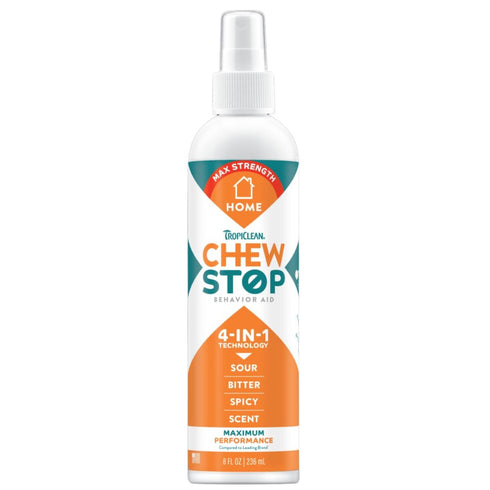 TropiClean Chew Stop 4 In 1 Home Spray 8oz - Poudre Pet & Feed Supply