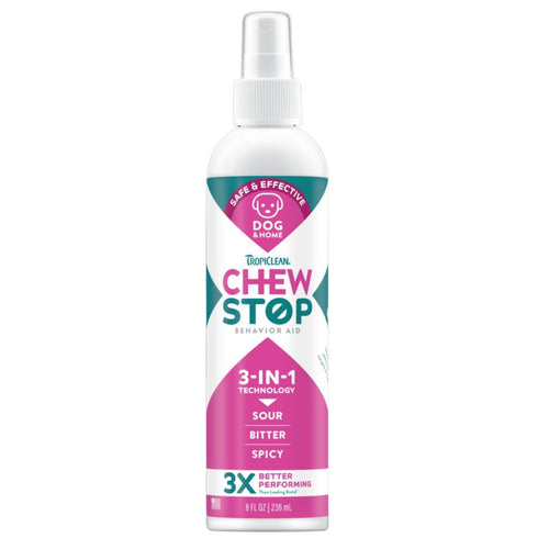 TropiClean Chew Stop Dog & Home 3 In 1 Spray 8oz