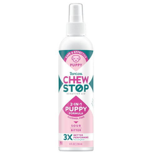 Tropiclean Chew Stop Behavior Aid Puppy Spray 8oz - Poudre Pet & Feed Supply