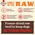 Primal Canine Beef Recipe Kibble in the Raw, 9-lb