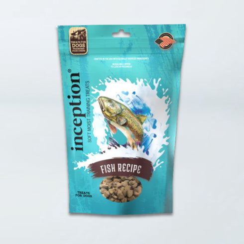 Inception Soft & Chewy Dog Treats - Fish - 4oz Bag