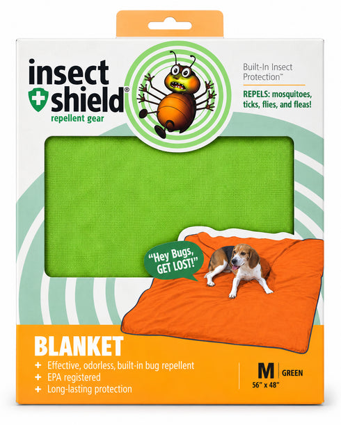 Insect Shield Blanket Medium Green