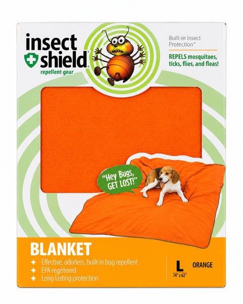 Insect Shield Blanket Medium Orange
