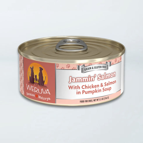 Weruva Classic Dog Wet Dog Food - Jammin Salmon - 5.5oz Can