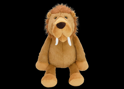 Multipet Mammoth or Sabretooth Tiger Plush Dog Toy - Assorted Colors/Types