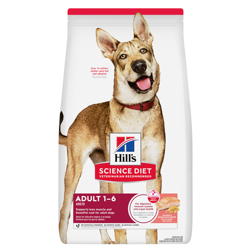 Hill's Science Diet Adult 1-6 Dry Dog Food - Salmon & Brown Rice - 4.5lb Bag