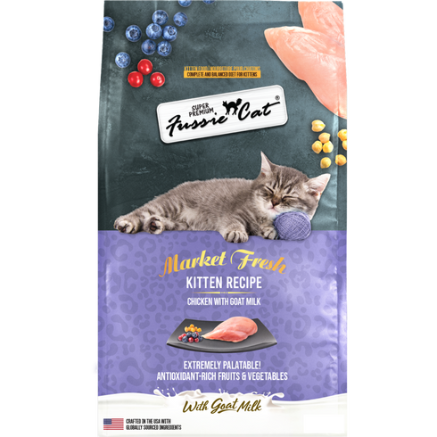 Fussie Cat Market Fresh Kitten Dry Cat Food - Chicken - 10lb Bag