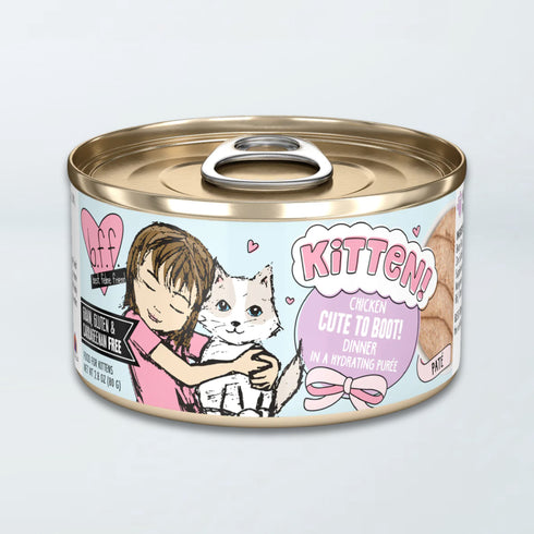 Weruva BFF Kitten Wet Cat Food - Chicken Cute To Boot - 2.8oz Can