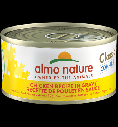 Almo Classic Complete Wet Cat Food - Chicken in Gravy - 2.47oz Can