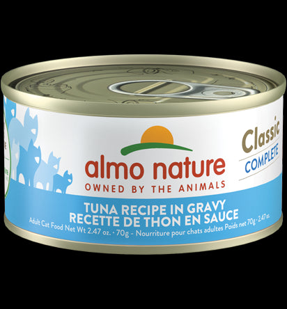Almo Classic Complete Wet Cat Food - Tuna in Gravy - 2.47oz Can