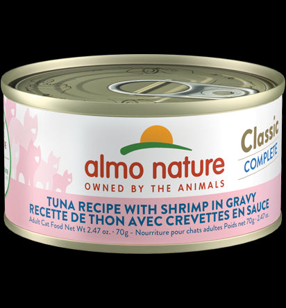 Almo Classic Complete Wet Cat Food - Tuna & Shrimp - 2.47oz Can