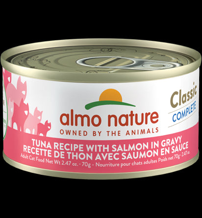 Almo Classic Complete Wet Cat Food - Tuna & Salmon - 2.47oz Can