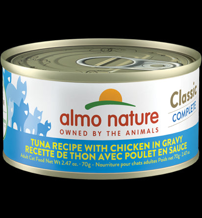 Almo Classic Complete Wet Cat Food - Tuna & Chicken - 2.47oz Can