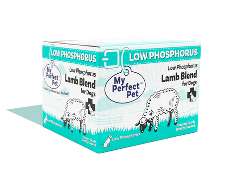 My Perfect Pet Specialty Diet Low Phosphorous Frozen Gently Cooked Dog Food - Lamb & Rice - 4lb Box