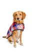 Chilly Dog Blanket Dog Coat - Medium - Red Field Plaid