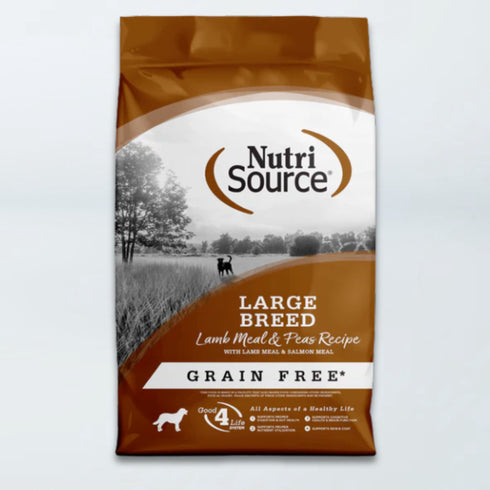 NutriSource Large Breed Grain Free Dry Dog Food - Lamb Meal & Pea - 26lb Bag