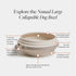 Cleverpup Nomad Collapsible Travel Dog Bowl - Large - Sand