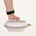 Cleverpup Nomad Collapsible Travel Dog Bowl - Large - Sand