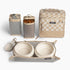 Cleverpup Bistro Box Dog Food Travel Kit - Large - Checkered