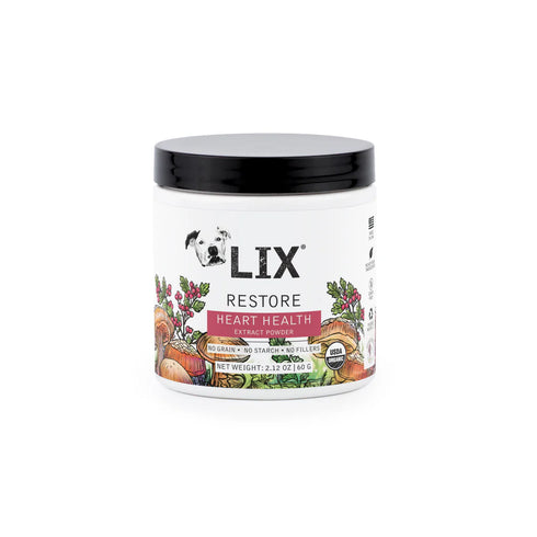 Lix Restore Hearth Health Extract Powered For Dogs - 2.12oz Tub