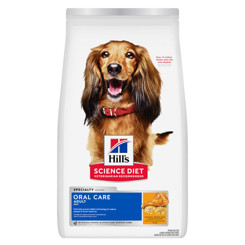 Hill's Science Diet Adult Oral Care Dry Dog Food - Chicken & Brown Rice - 4lb Bag