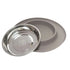 Messy Cats Silicone & Stainless Steel Cat Bowl - Grey
