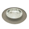 Messy Cats Silicone & Stainless Steel Cat Bowl - Grey
