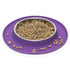 Messy Mutts Single Silicone Cat Feeder with Stainless Steel Bowl - Purple
