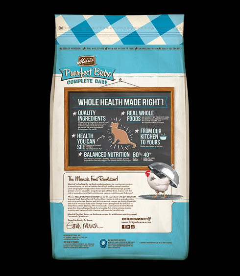 Merrick Purrfect Bistro Complete Care Weight Control Dry Cat Food - Chicken & Sweet Potato - 7lb Bag