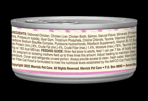 Merrick Purrfect Bistro Grain Free Kitten Wet Cat Food - Chicken Paté - 3oz Can