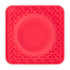 Messy Mutts 10" Therapeutic Dog Lick Bowl Mat - Red