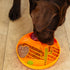 Messy Mutts Dog Lick Bowl - Desert Orange