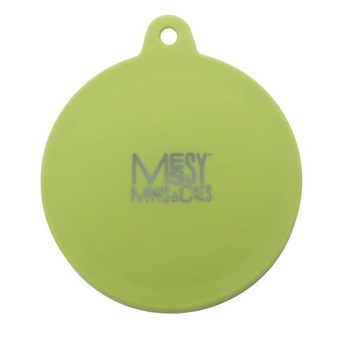Messy Mutts Wet Food Can Silicon Reusable Lid - Green