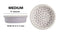 Petware Happy Spots Ceramic Pet Bowl - Medium - Lavender