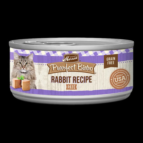 Merrick Purrfect Bistro Grain Free Wet Cat Food - Rabbit Paté - 5.5oz Can