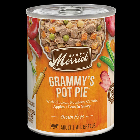Merrick Classic Grain Free Wet Dog Food - Grammy's Pot Pie - 12.7oz Can