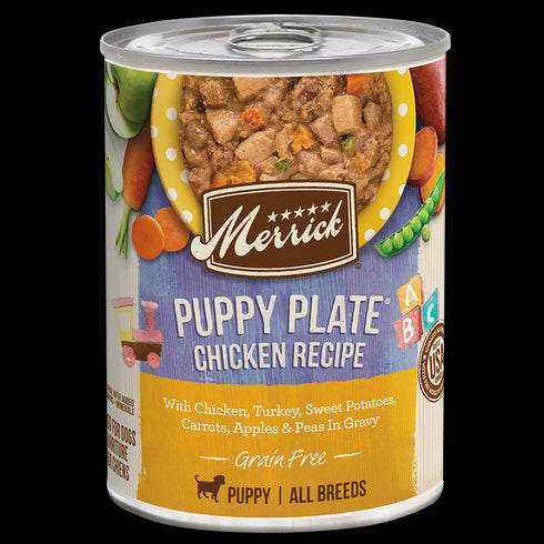 Merrick Classic Grain Free Puppy Plate Wet Dog Food - Chicken - 12.7oz Can