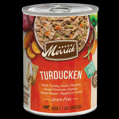 Merrick Classic Grain Free Wet Dog Food - Turducken - 12.7oz Can