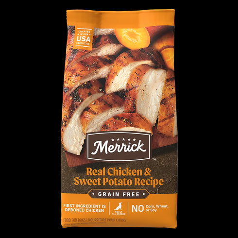 Merrick Grain Free Dry Dog Food - Real Chicken & Sweet Potato - 4lb Bag