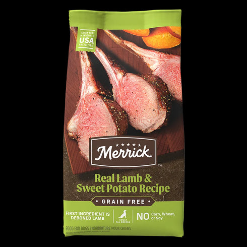 Merrick Grain Free Dry Dog Food - Real Lamb & Sweet Potato - 22lb Bag