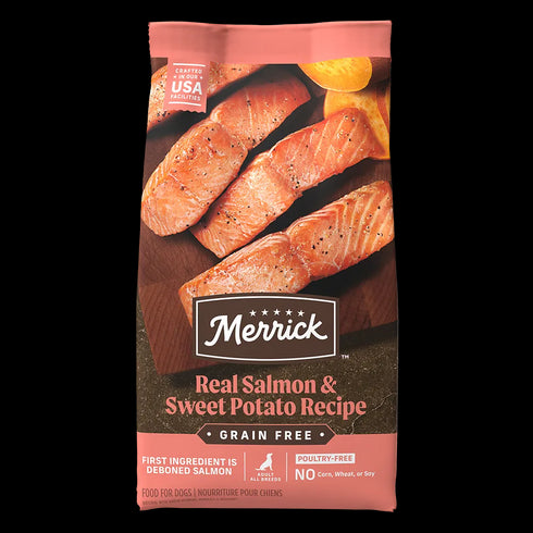 Merrick Grain Free Dry Dog Food - Salmon & Sweet Potato - 4lb Bag