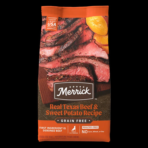 Merrick Grain Free Dry Dog Food - Texas Beef & Sweet Potato - 4lb Bag