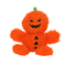Tuffy's Mighty Holiday Micro Ball Medium Pumpkin Man Dog Toy