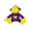 Tuffy's Mighty Safari Monkey Dog Toy - Purple