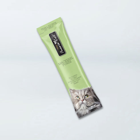 Fussie Cat Puree Lickable Cat Treats - Mackerel - 4 Pack