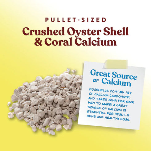 Manna Pro Oyster Shell Supplements For Laying Birds - 5lb Bag